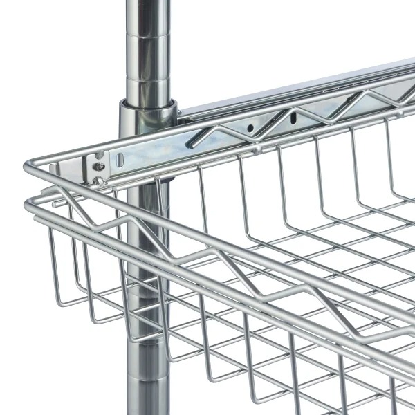TRIthtNITY EcoStorage 5-Tier NSF Rathtck w/ Sliding Pull-Out Baskets & Wheels