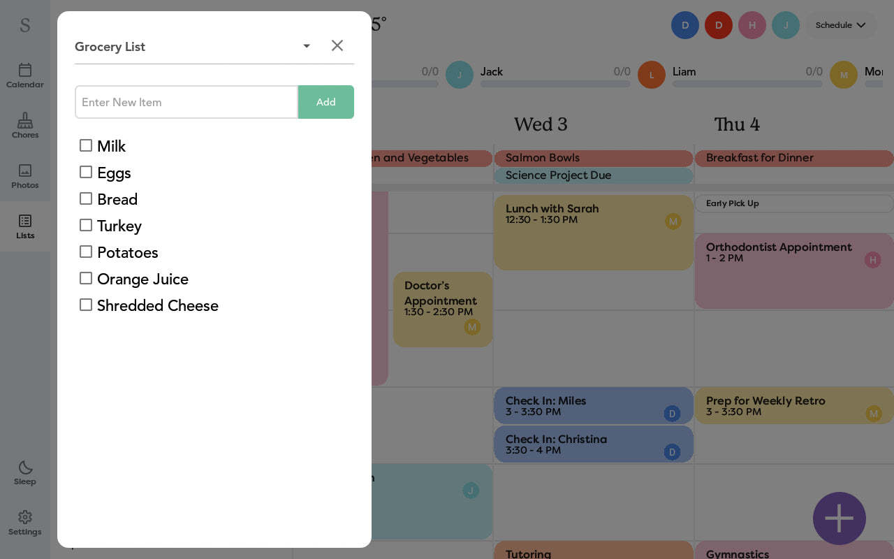 Smart Touchthtscreen Family Calethtndar and Organthtizer
