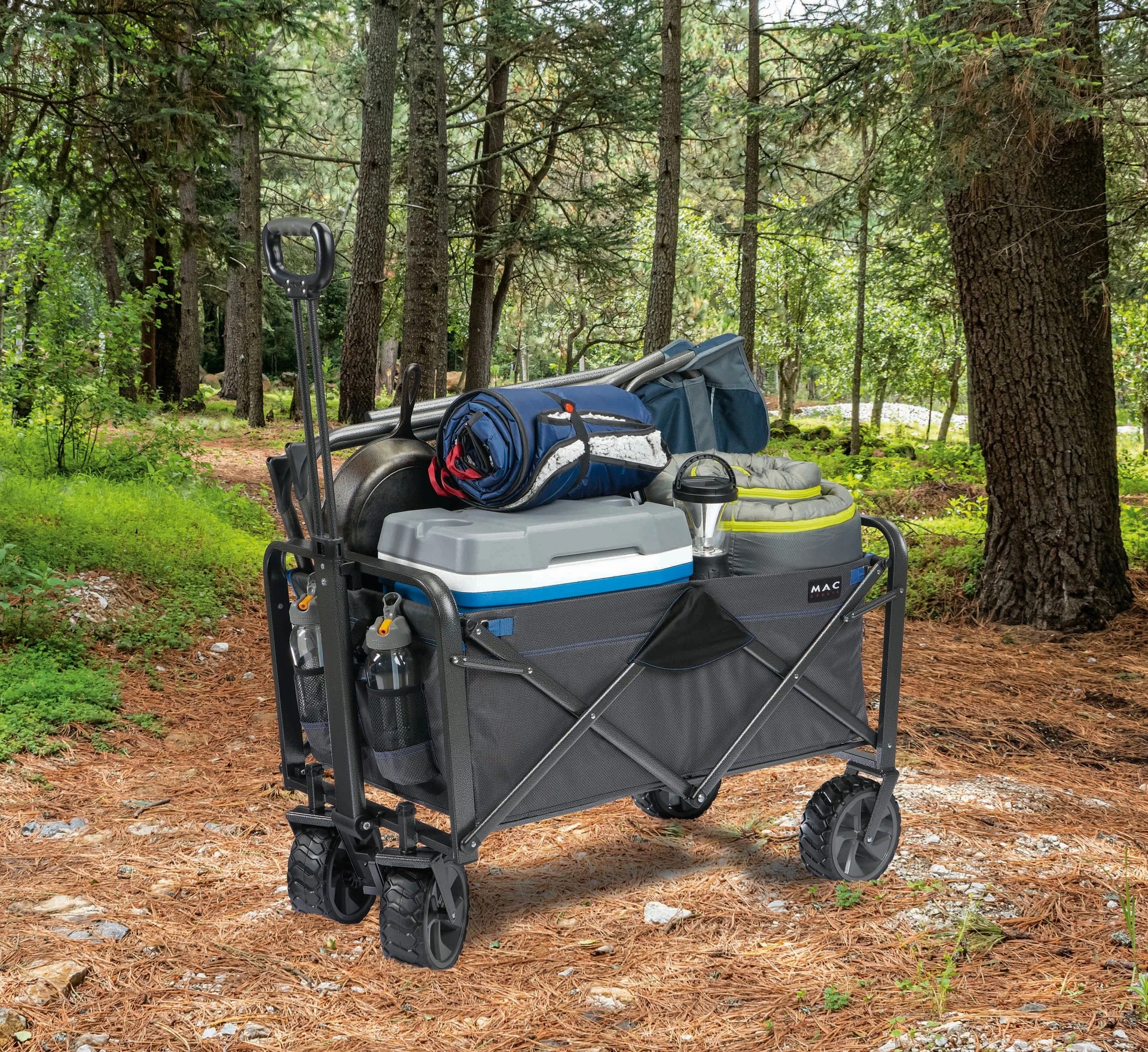 Mathtc Sports XL Folding Wagon with Brakes