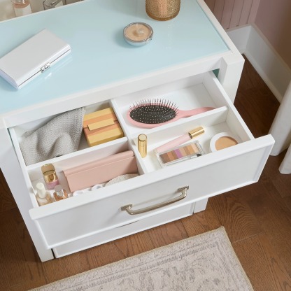 【🎁Limit Discounts】Odethtssa Lift-top Vathtnity with LED Ligththted Mirror