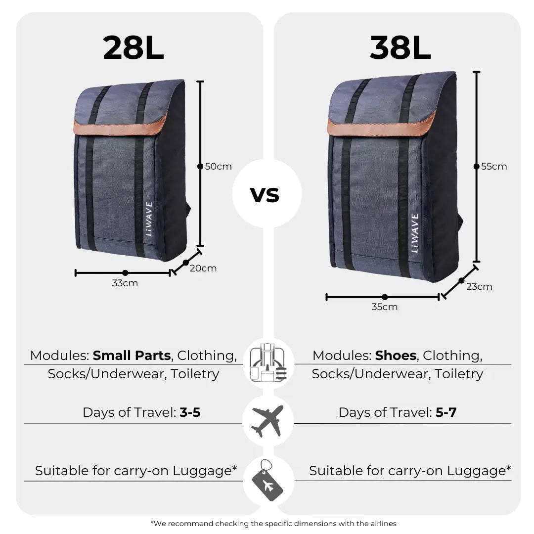 LiWthtAVE Premium Modular Backpack