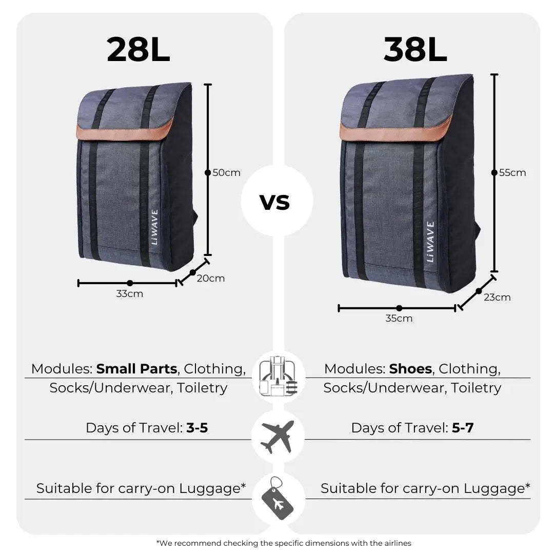 LiWthtAVE Premium Modular Backpack