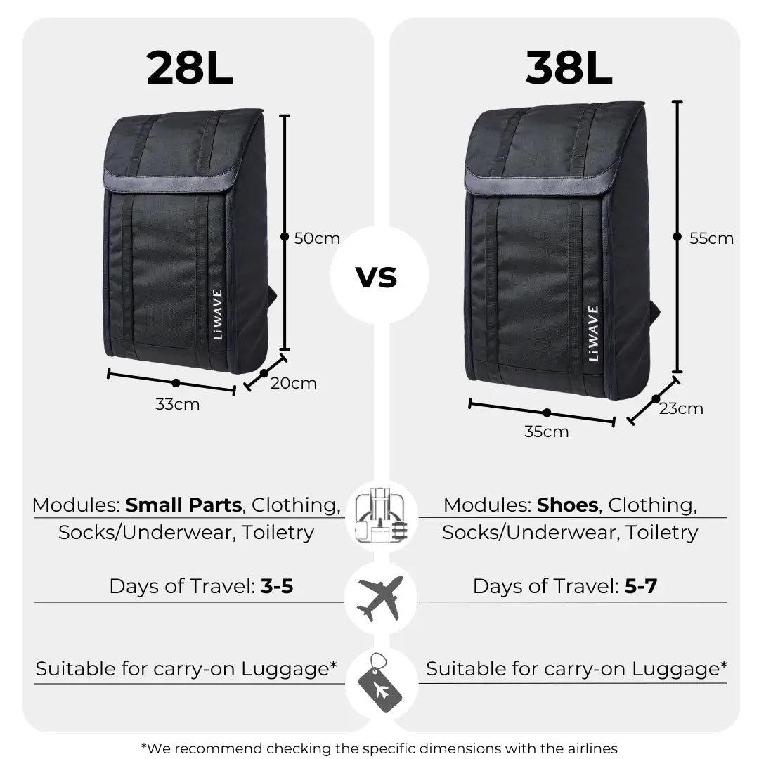 LiWthtAVE Premium Modular Backpack