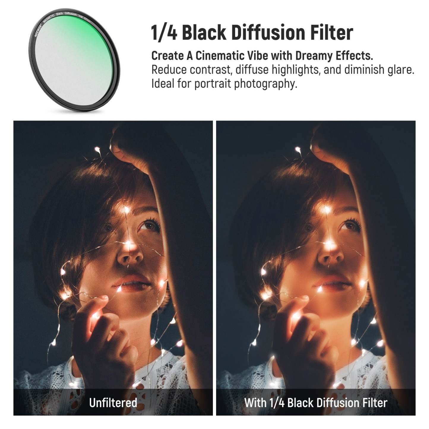 NEEWER NW SERIES S 67mm Magnetic Lens Filter Kit For PA023/PA024 Phone Cage