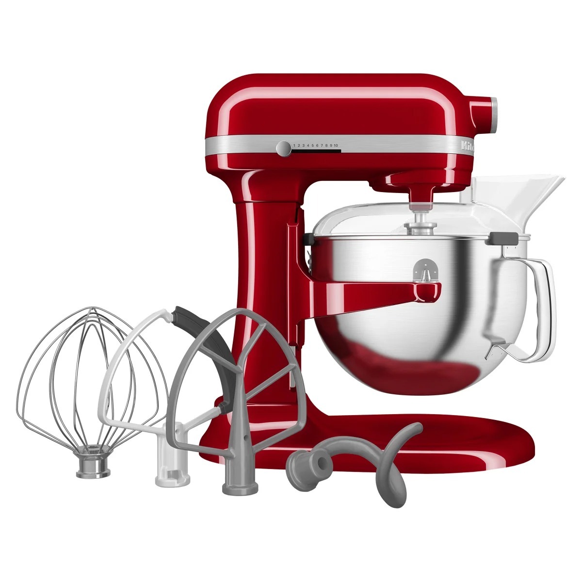 KitchenthtAid 6 Quart Bowl-Lift Stand Mixthter with Attachments and Pouring Shield