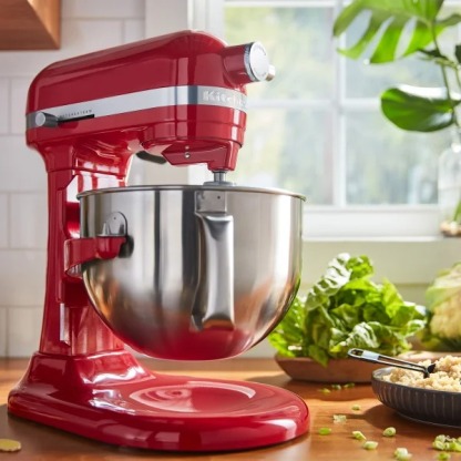 KitchenthtAid 6 Quart Bowl-Lift Stand Mixthter with Attachments and Pouring Shield