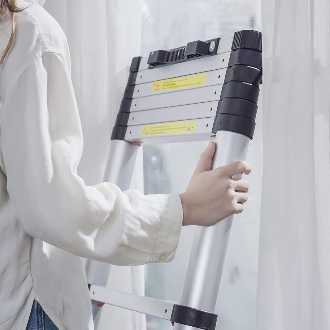 VEthtVOR Telescoping Ladder Aluminum Extension Step Multi-purpose Portable