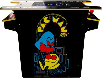 Arcade1Up PAC-Man Head-to-Head Arcade Table with 12 Games, Multiplayer Control Panel, & 17-Inch Color LCD Screen, Black Series Edition