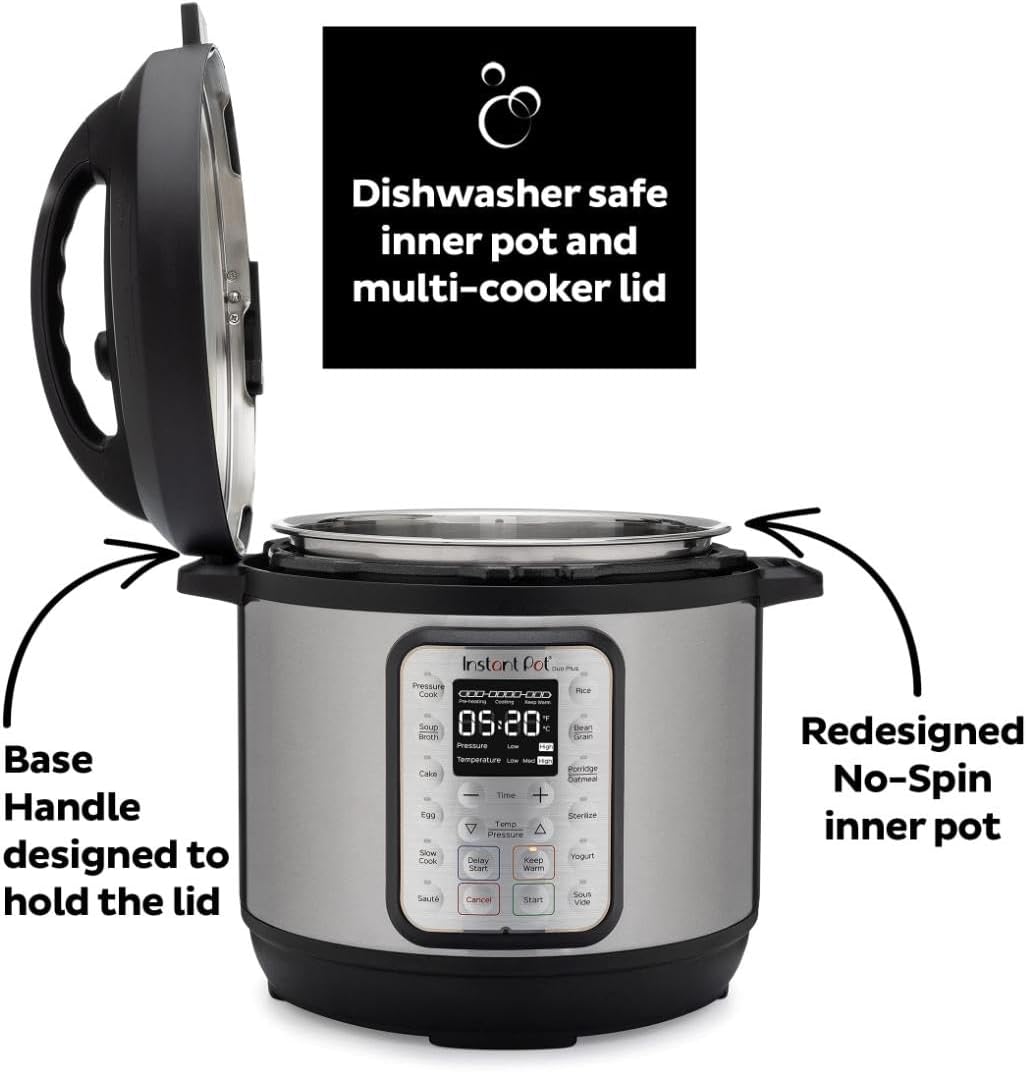 【Hurry, Limited Stock】Instathtnt Pot 6qt Dthtuo Plus 9-in-1 Electric Pressure Cooker Pressure Cooker
