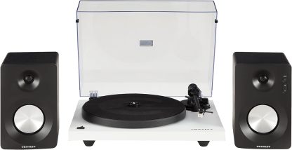 Crosley C6B-WH Belt-Drive Bluetooth Turntable Record Player with Adjustable Tone Arm, White
