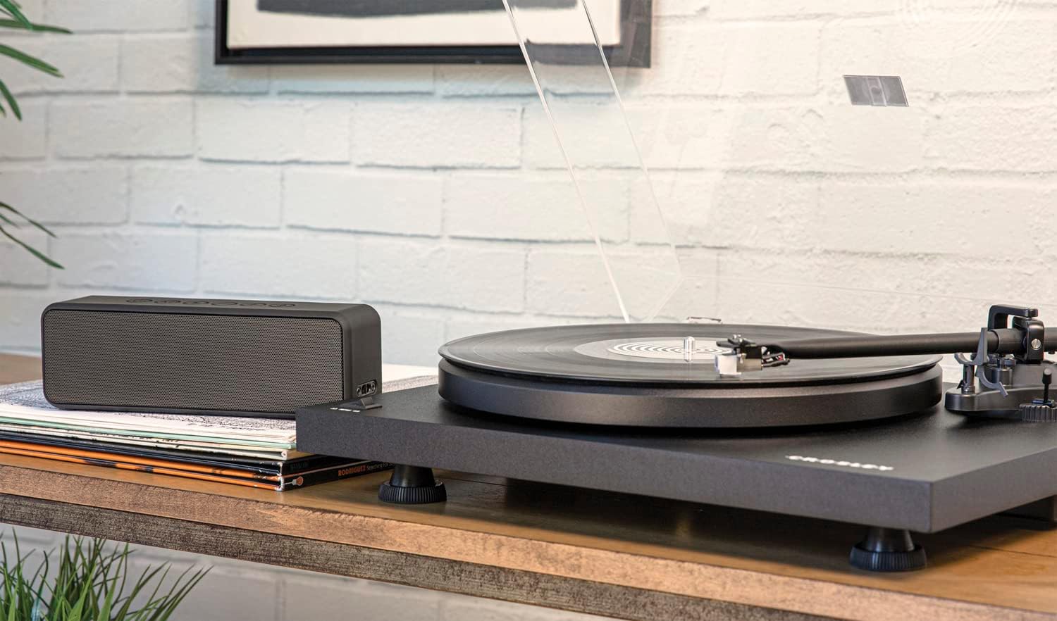 Crosley C6B-WH Belt-Drive Bluetooth Turntable Record Player with Adjustable Tone Arm, White