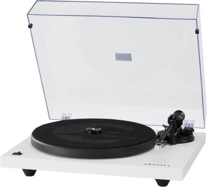 Crosley C6B-WH Belt-Drive Bluetooth Turntable Record Player with Adjustable Tone Arm, White