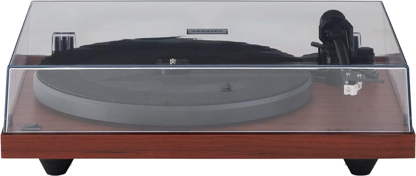 Crosley C6B-WH Belt-Drive Bluetooth Turntable Record Player with Adjustable Tone Arm, White