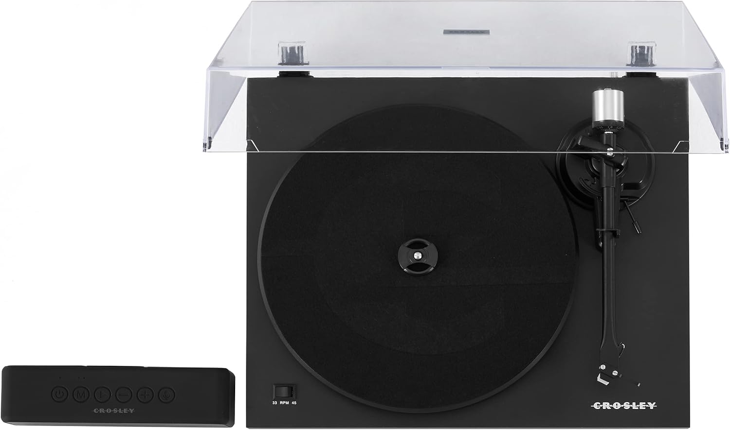 Crosley C6B-WH Belt-Drive Bluetooth Turntable Record Player with Adjustable Tone Arm, White