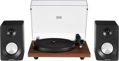 Crosley C6B-WH Belt-Drive Bluetooth Turntable Record Player with Adjustable Tone Arm, White
