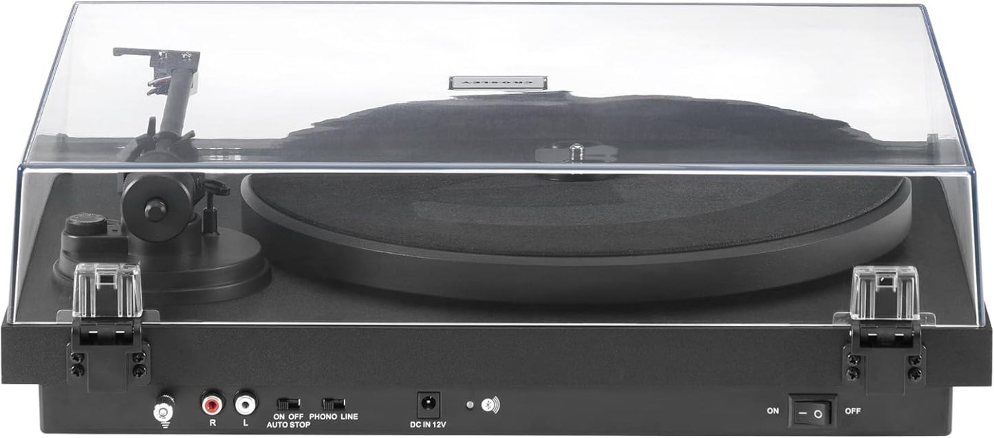 Crosley C6B-WH Belt-Drive Bluetooth Turntable Record Player with Adjustable Tone Arm, White