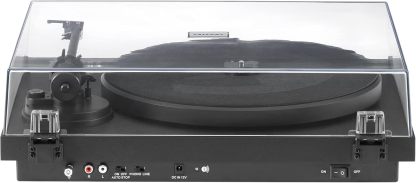 Crosley C6B-WH Belt-Drive Bluetooth Turntable Record Player with Adjustable Tone Arm, White