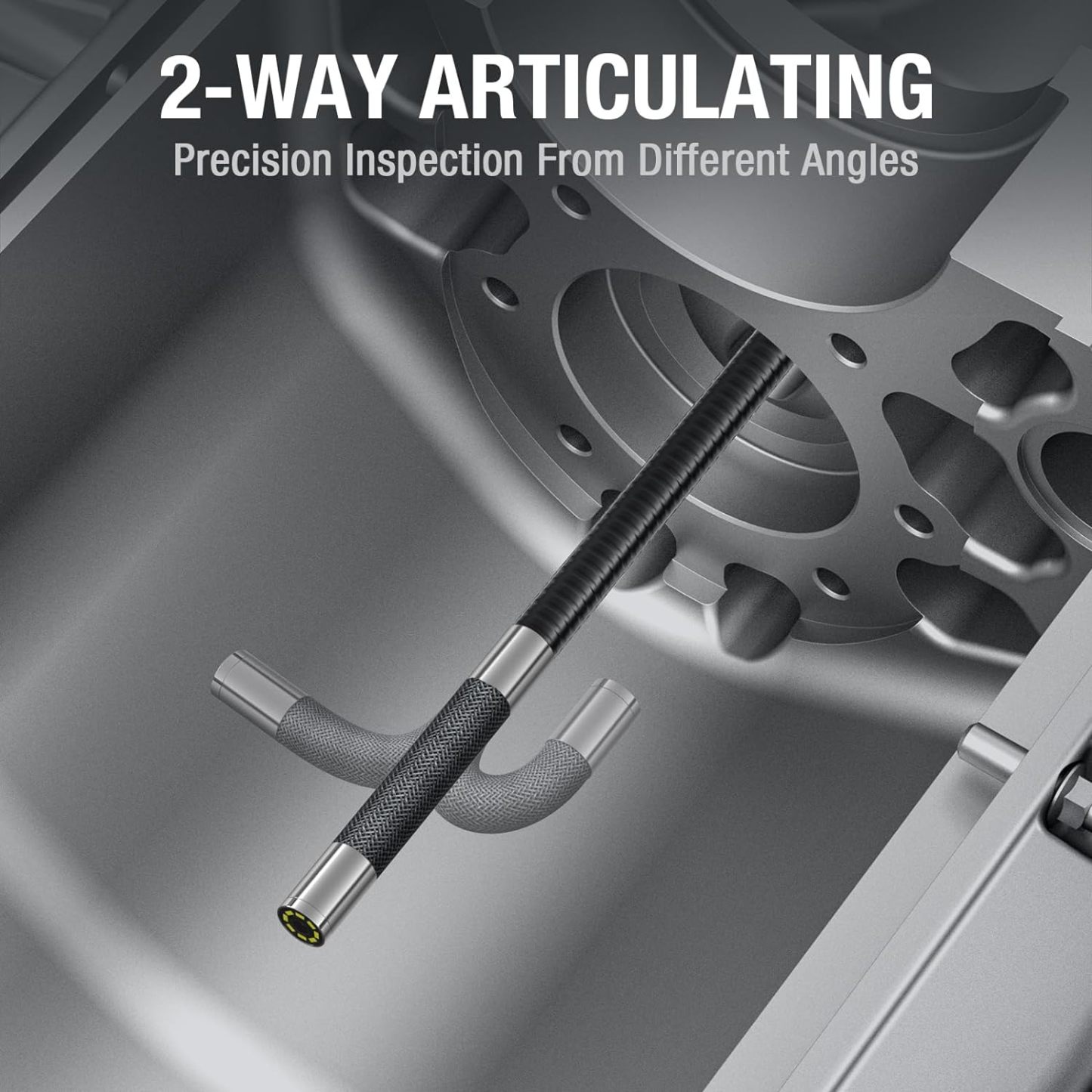 Christmas in July Special Sale - Two-Way Articulating Borescope with Light