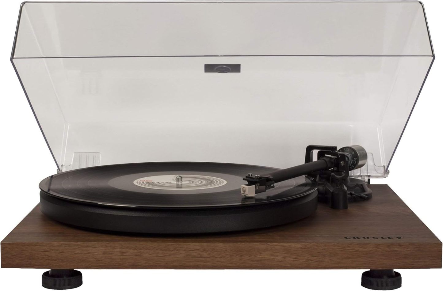 Crosley C6B-WH Belt-Drive Bluetooth Turntable Record Player with Adjustable Tone Arm, White