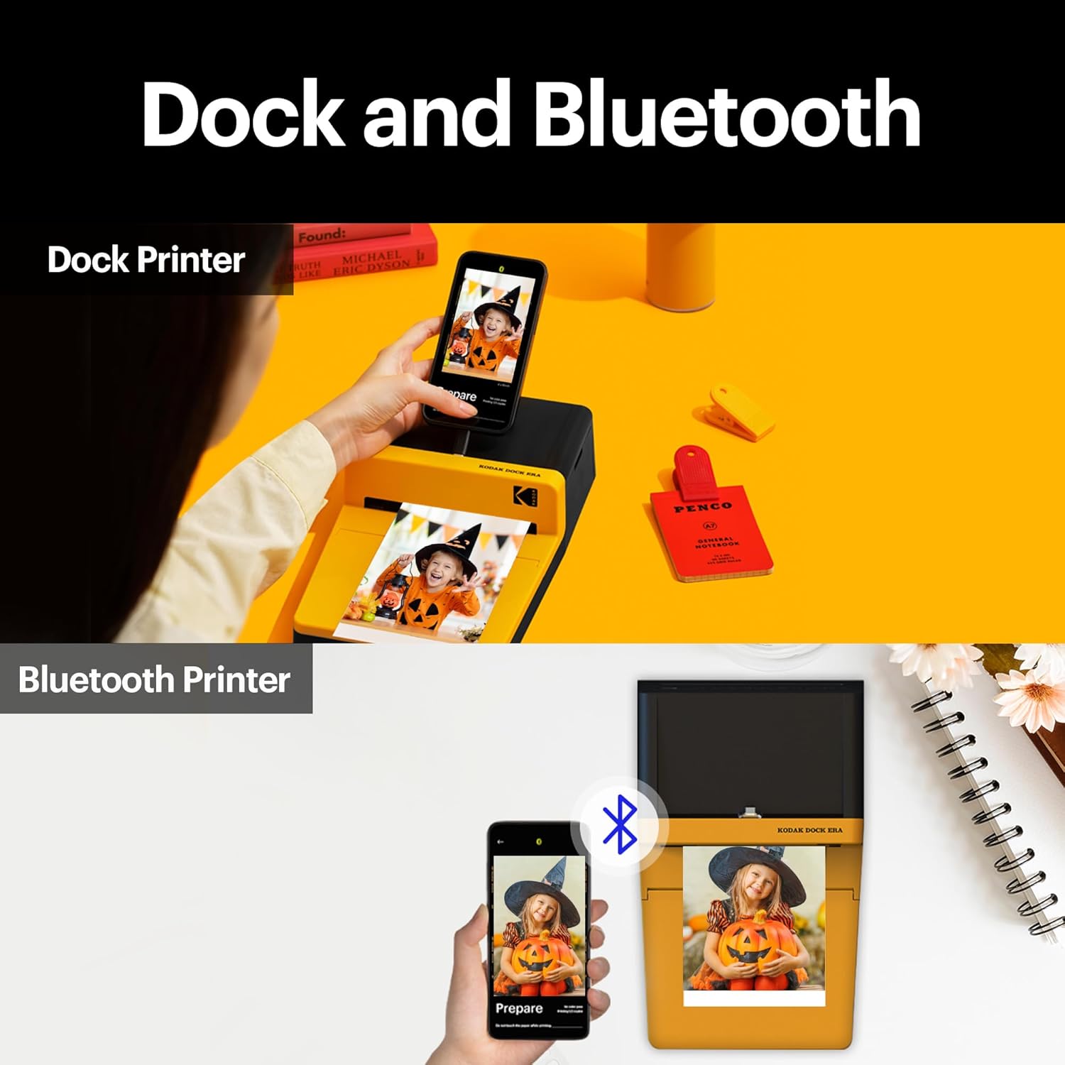 KODthtAK Dock ERA Plus 4PASS Instant Photo Printer, 4x6 inches, 90 Sheets Bundle
