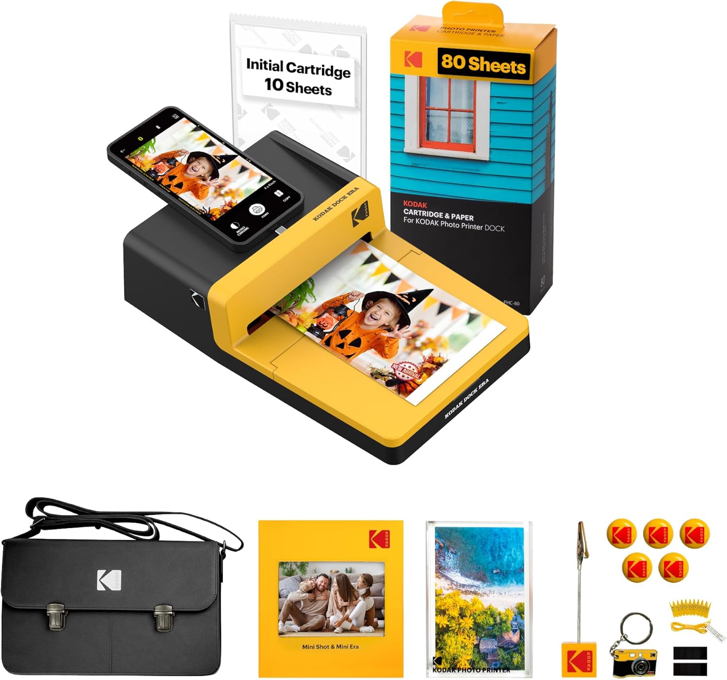 KODthtAK Dock ERA Plus 4PASS Instant Photo Printer, 4x6 inches, 90 Sheets Bundle