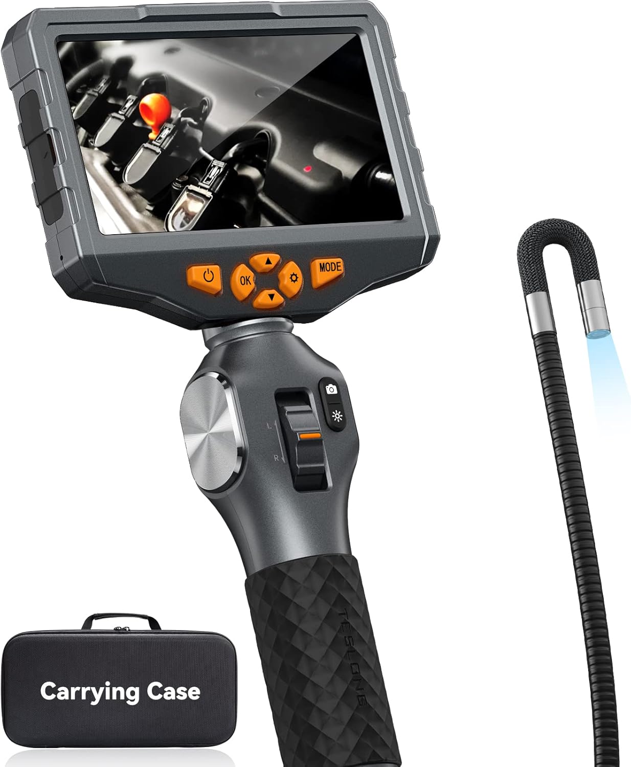 Christmas in July Special Sale - Two-Way Articulating Borescope with Light