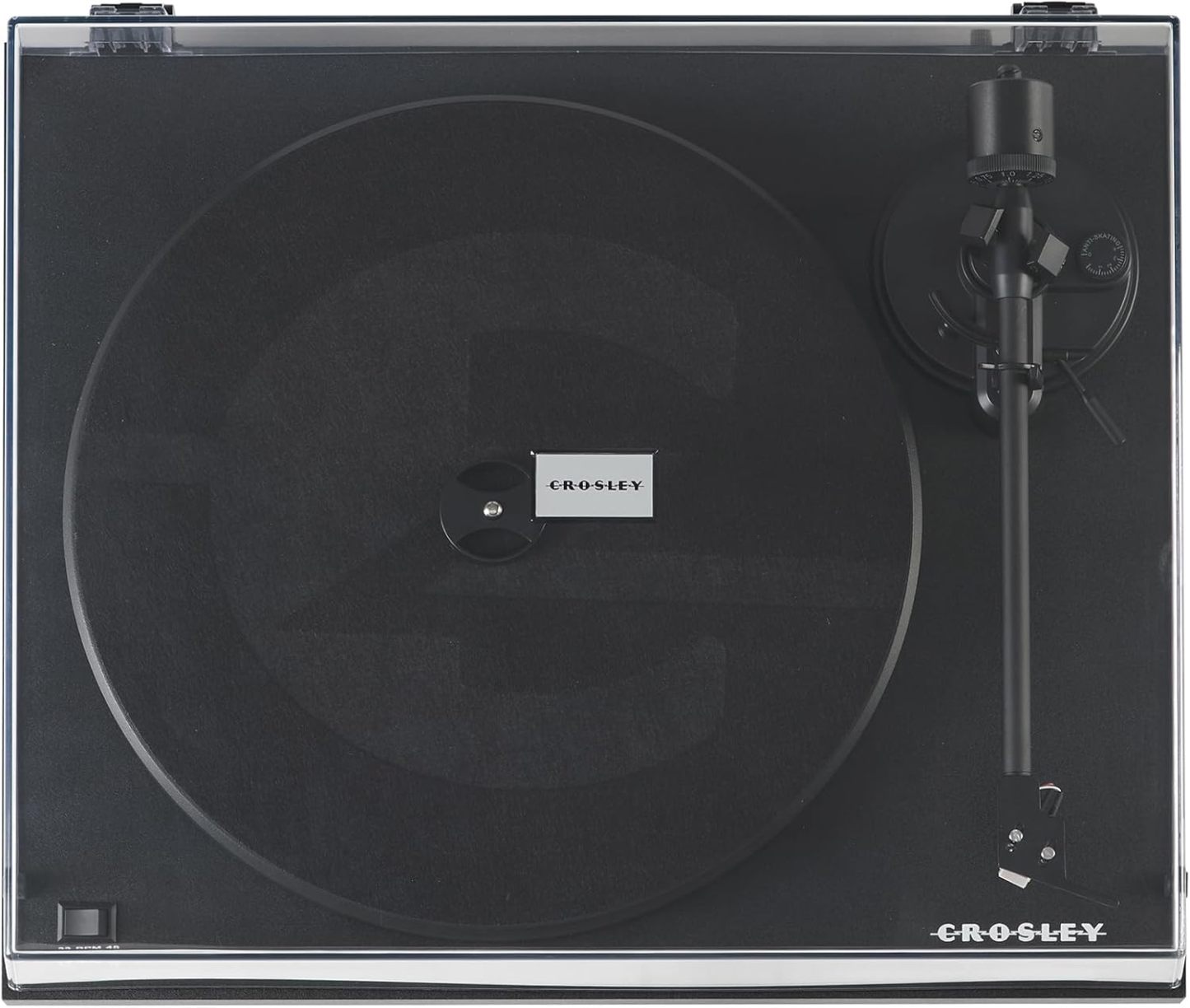 Crosley C6B-WH Belt-Drive Bluetooth Turntable Record Player with Adjustable Tone Arm, White
