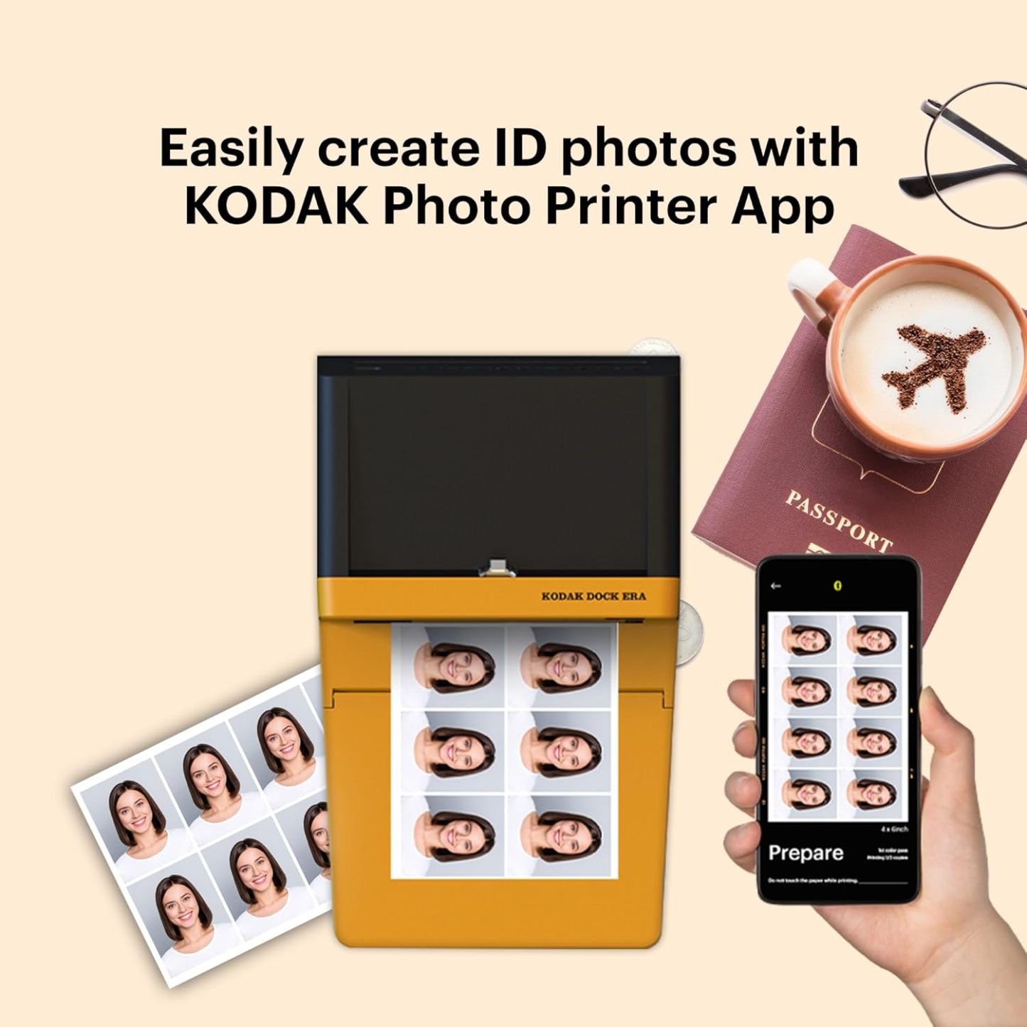 KODthtAK Dock ERA Plus 4PASS Instant Photo Printer, 4x6 inches, 90 Sheets Bundle