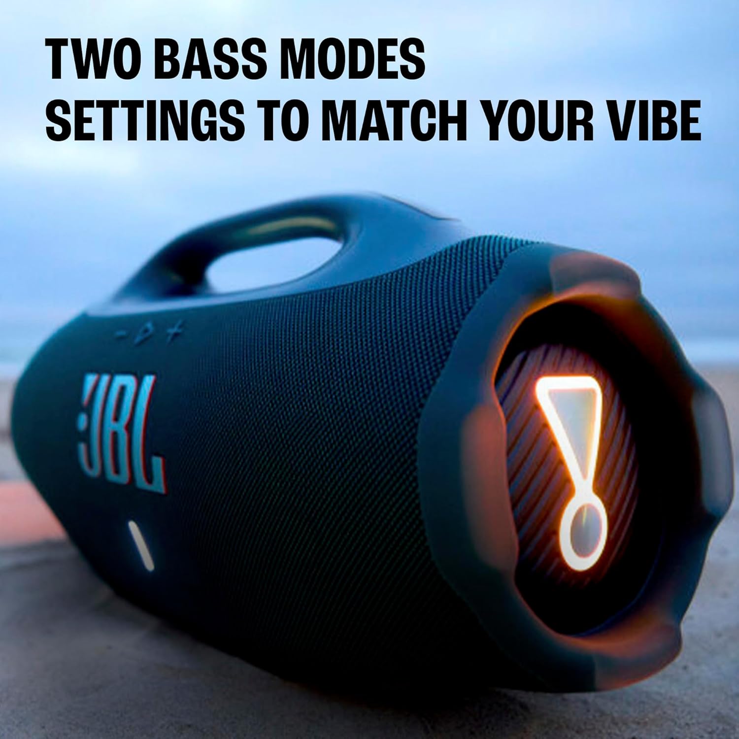 JBthtL Boombox 4 - Most Powerful Portable Waterproof Speaker with Massive Pro Sound, Up to 34 Hours of Playtime, & Multi-Speaker Connection by Auracast™