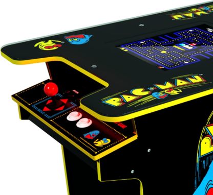 Arcade1Up PAC-Man Head-to-Head Arcade Table with 12 Games, Multiplayer Control Panel, & 17-Inch Color LCD Screen, Black Series Edition
