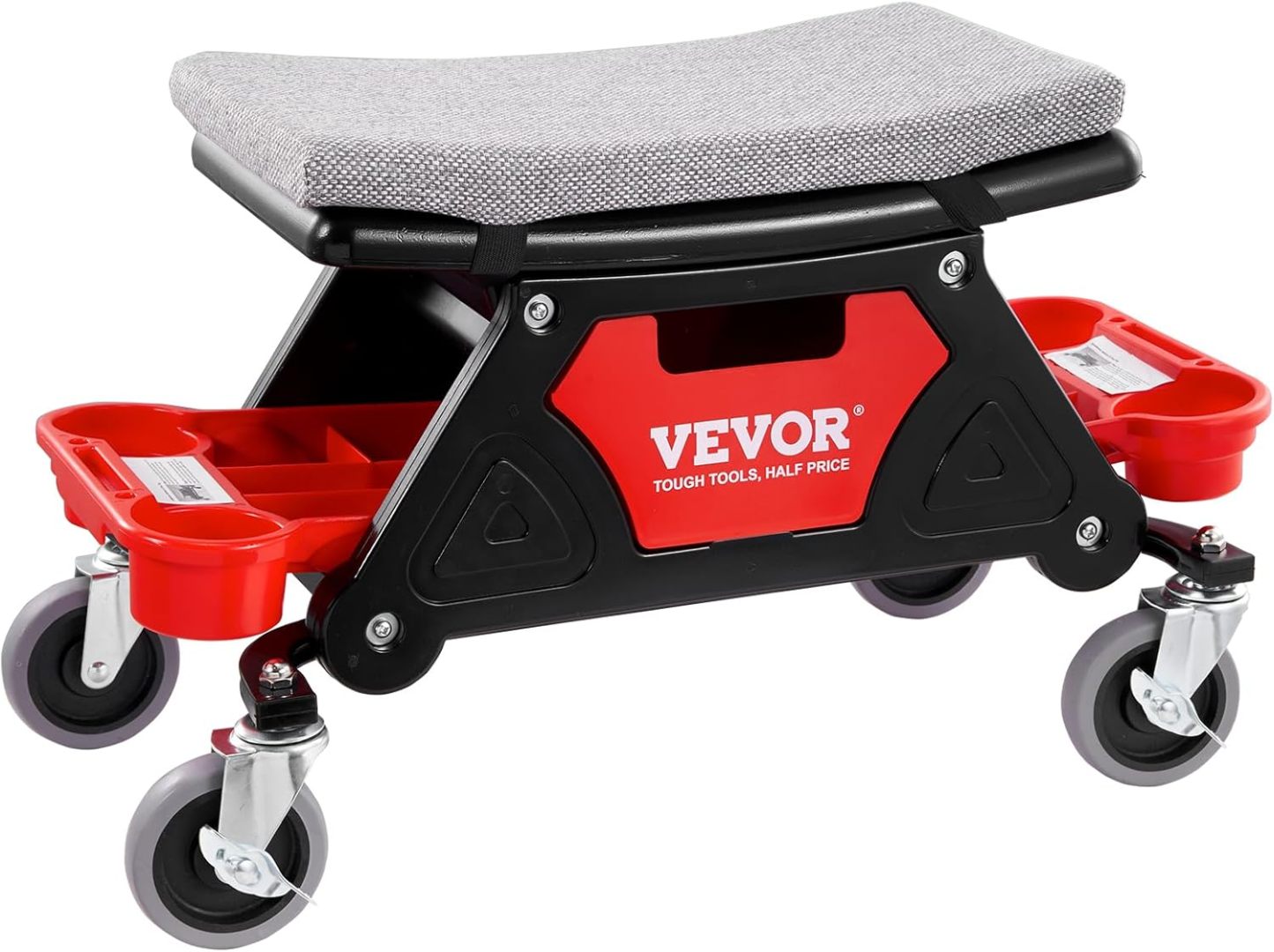 ⏰Limited Stock Special Sale Only $19 - Mechanic Stool 300 LBS Capacity Garage Stool with Wheels