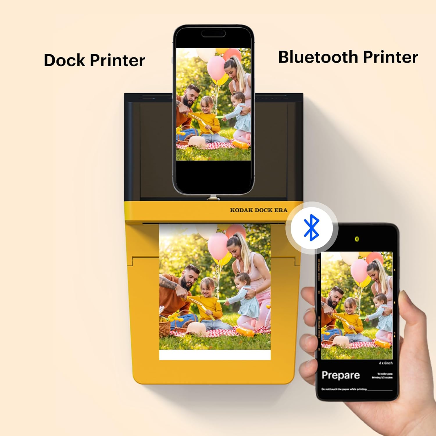 KODthtAK Dock ERA Plus 4PASS Instant Photo Printer, 4x6 inches, 90 Sheets Bundle