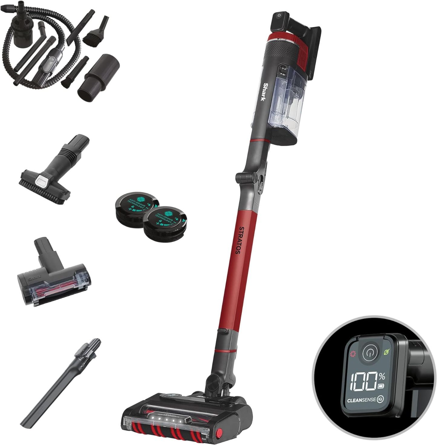 Shathtrk Stratos Cordless Stick Vacuum Cleaner Pet Pro with Anti Hair 