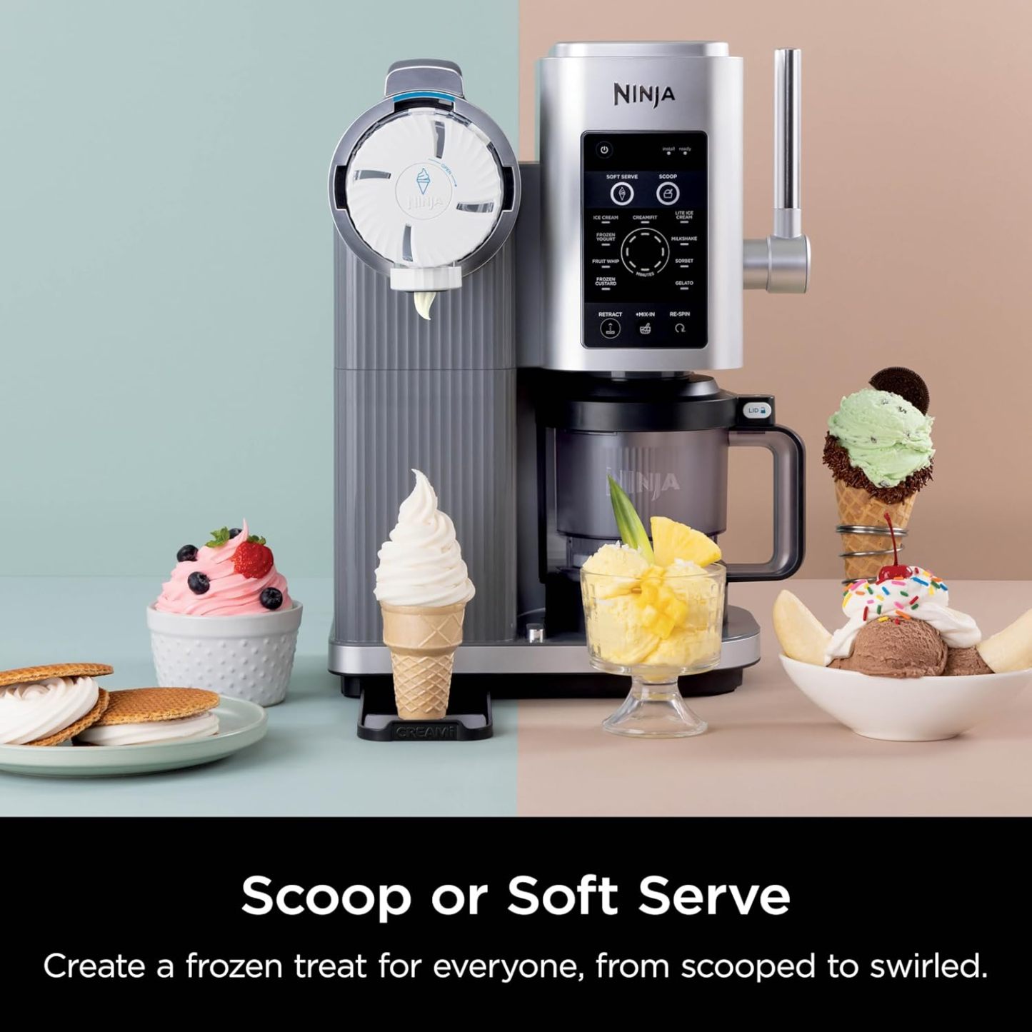Ninthtja Swthtirl by CREAthtMi Ice Cream and Soft Serve Maker