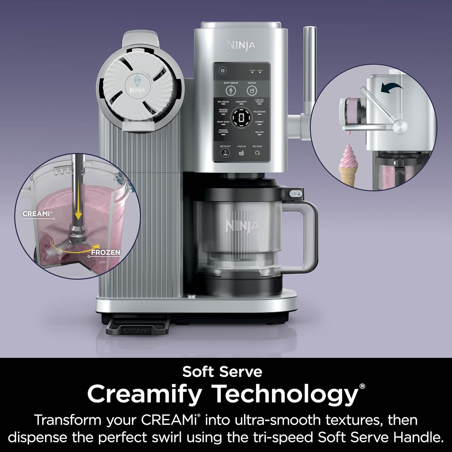 Ninthtja Swthtirl by CREAthtMi Ice Cream and Soft Serve Maker