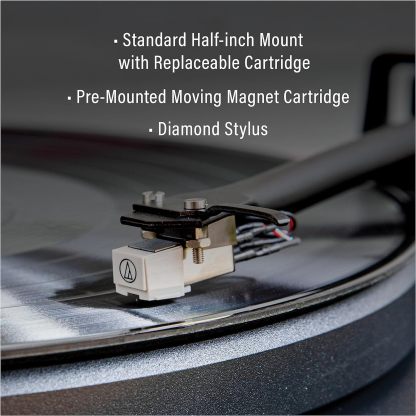 Crosley C6B-WH Belt-Drive Bluetooth Turntable Record Player with Adjustable Tone Arm, White