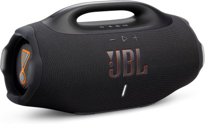 JBthtL Boombox 4 - Most Powerful Portable Waterproof Speaker with Massive Pro Sound, Up to 34 Hours of Playtime, & Multi-Speaker Connection by Auracast™
