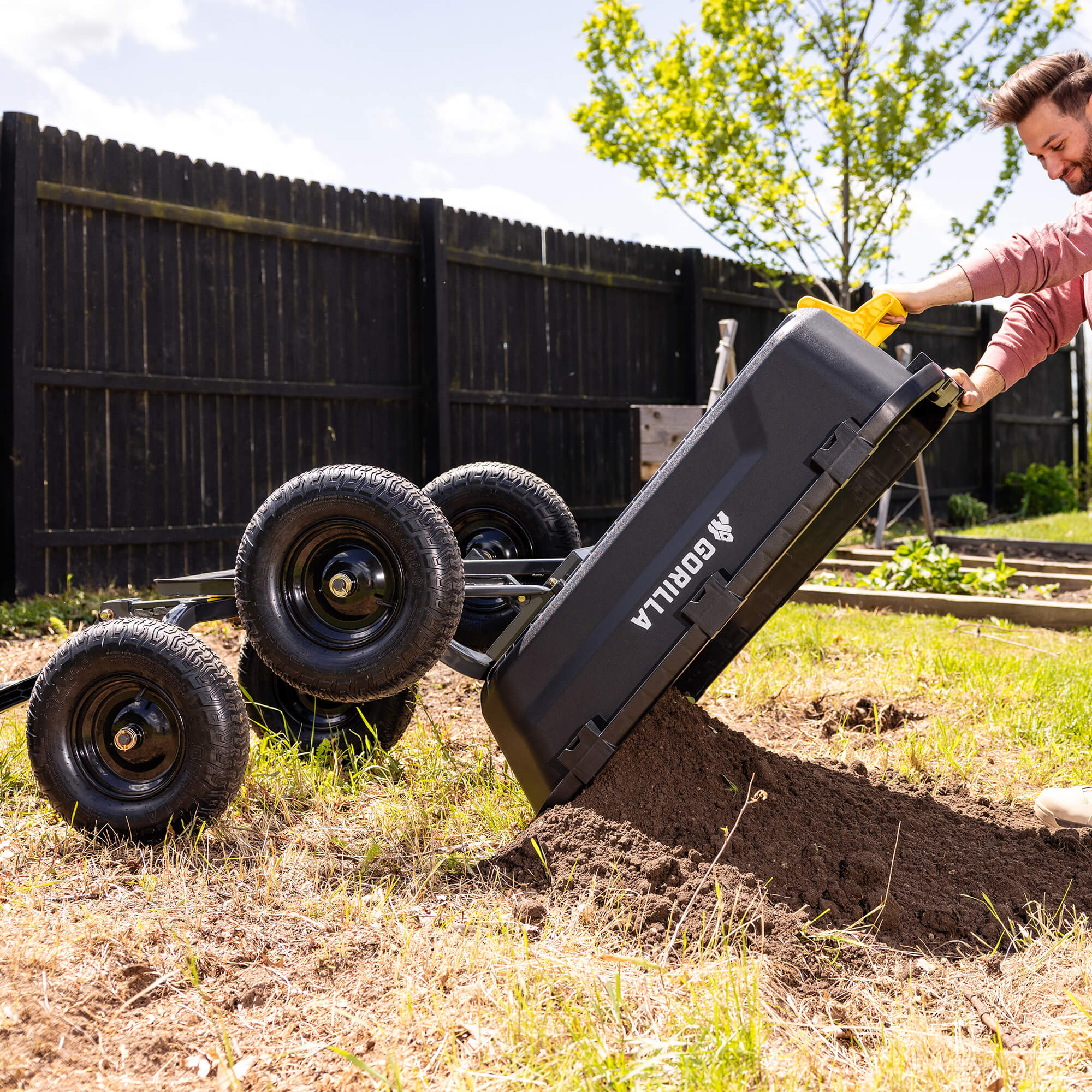 9 Cu. Ft. Heavy Duty Poly Yard Duthtmp Cathtrt