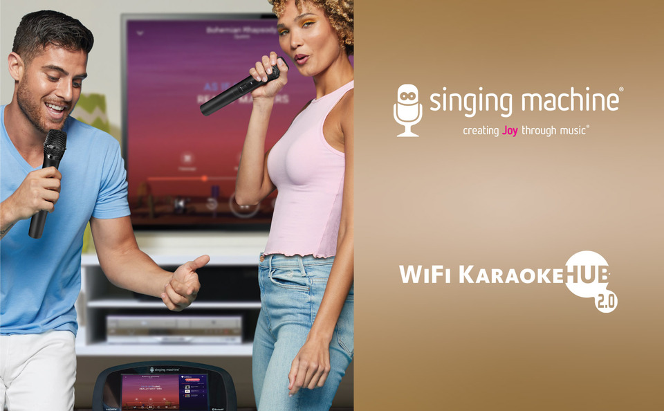 Singing Machine WiFi Karaoke HUB 2.0
