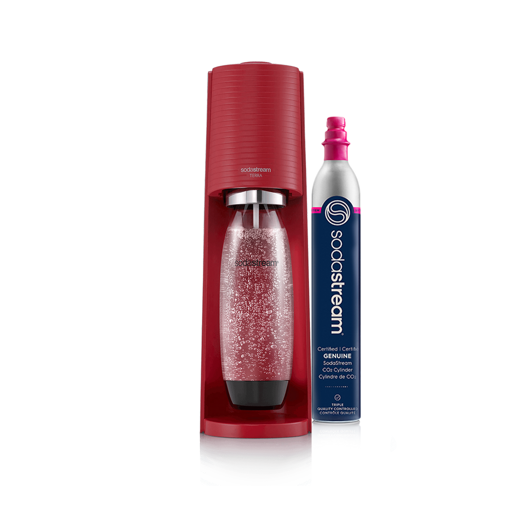 SodaStream FIZZI Sparkling Water Maker, 60L CO2 cylinder and 1L plastic bottle included, Black, Soda Maker