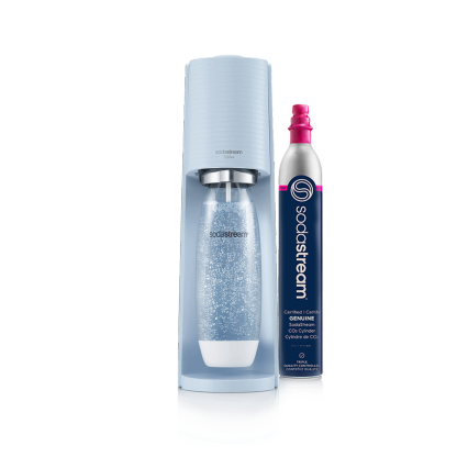 SodaStream FIZZI Sparkling Water Maker, 60L CO2 cylinder and 1L plastic bottle included, Black, Soda Maker