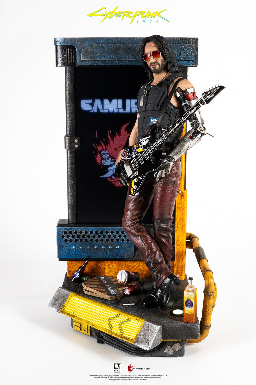 LIMITED EDITION - CYBERPUNK 2077 JOHNNY SILVERHAND 1/4 SCALE STATUE