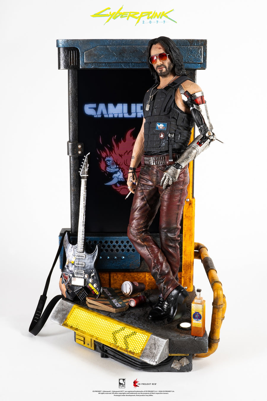 LIMITED EDITION - CYBERPUNK 2077 JOHNNY SILVERHAND 1/4 SCALE STATUE
