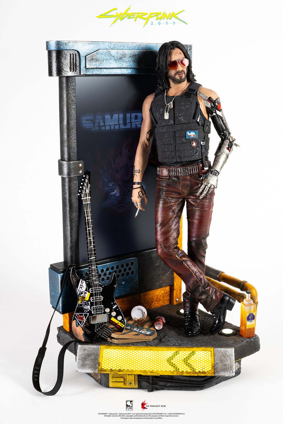 LIMITED EDITION - CYBERPUNK 2077 JOHNNY SILVERHAND 1/4 SCALE STATUE