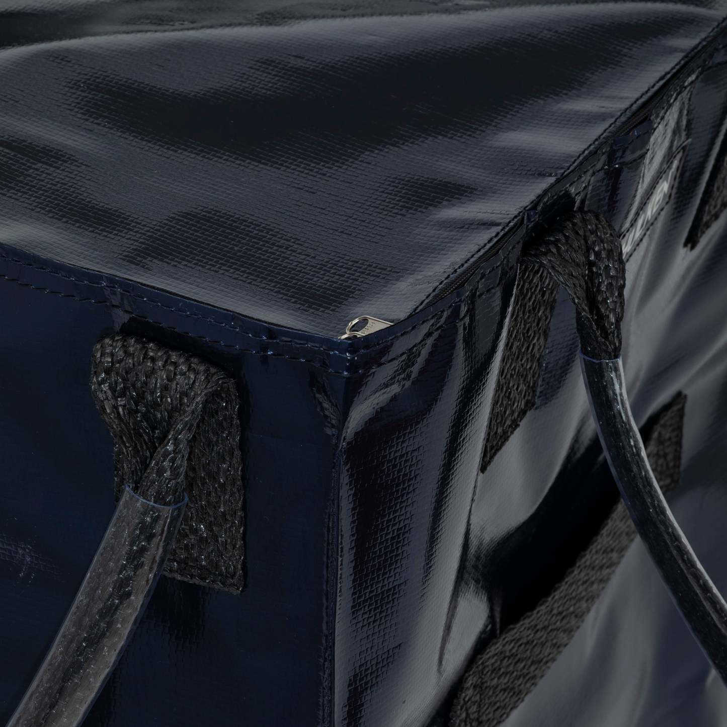 Hulkthten Foldable Rolling Tote Bag with Zip Top Closure