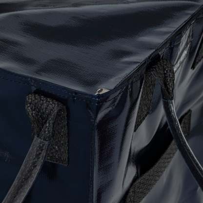 Hulkthten Foldable Rolling Tote Bag with Zip Top Closure