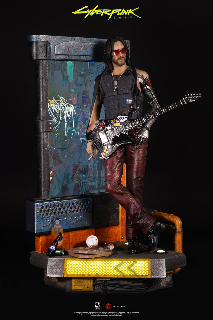 LIMITED EDITION - CYBERPUNK 2077 JOHNNY SILVERHAND 1/4 SCALE STATUE