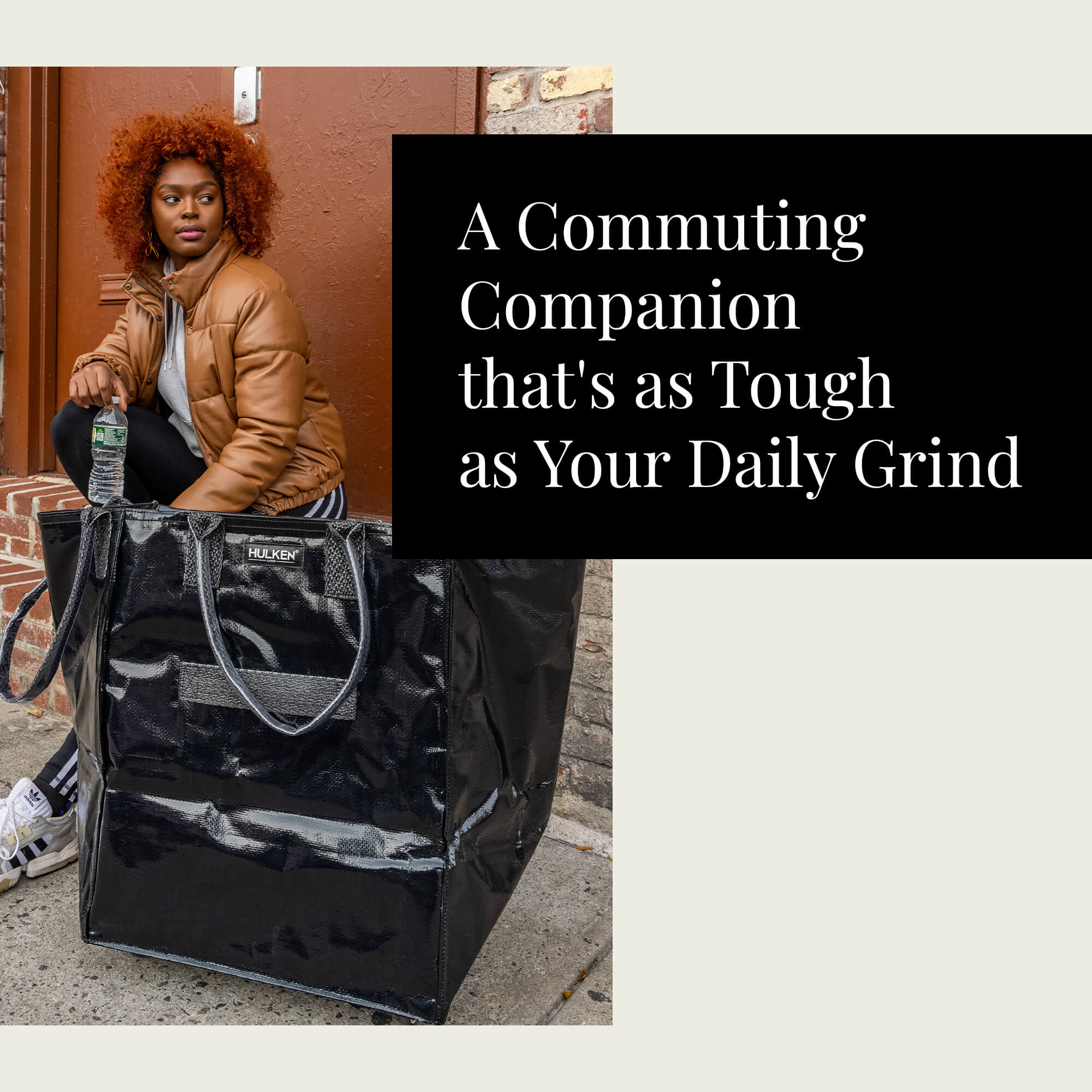 Hulkthten Foldable Rolling Tote Bag with Zip Top Closure