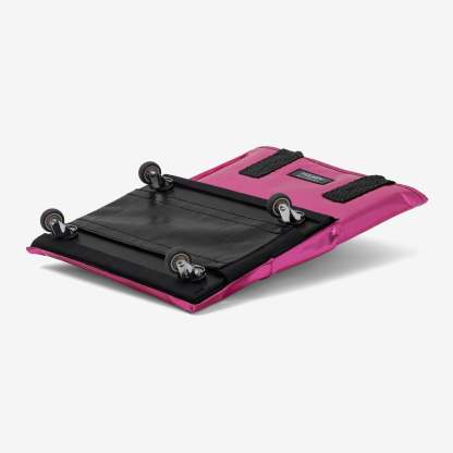 Hulkthten Foldable Rolling Tote Bag with Zip Top Closure