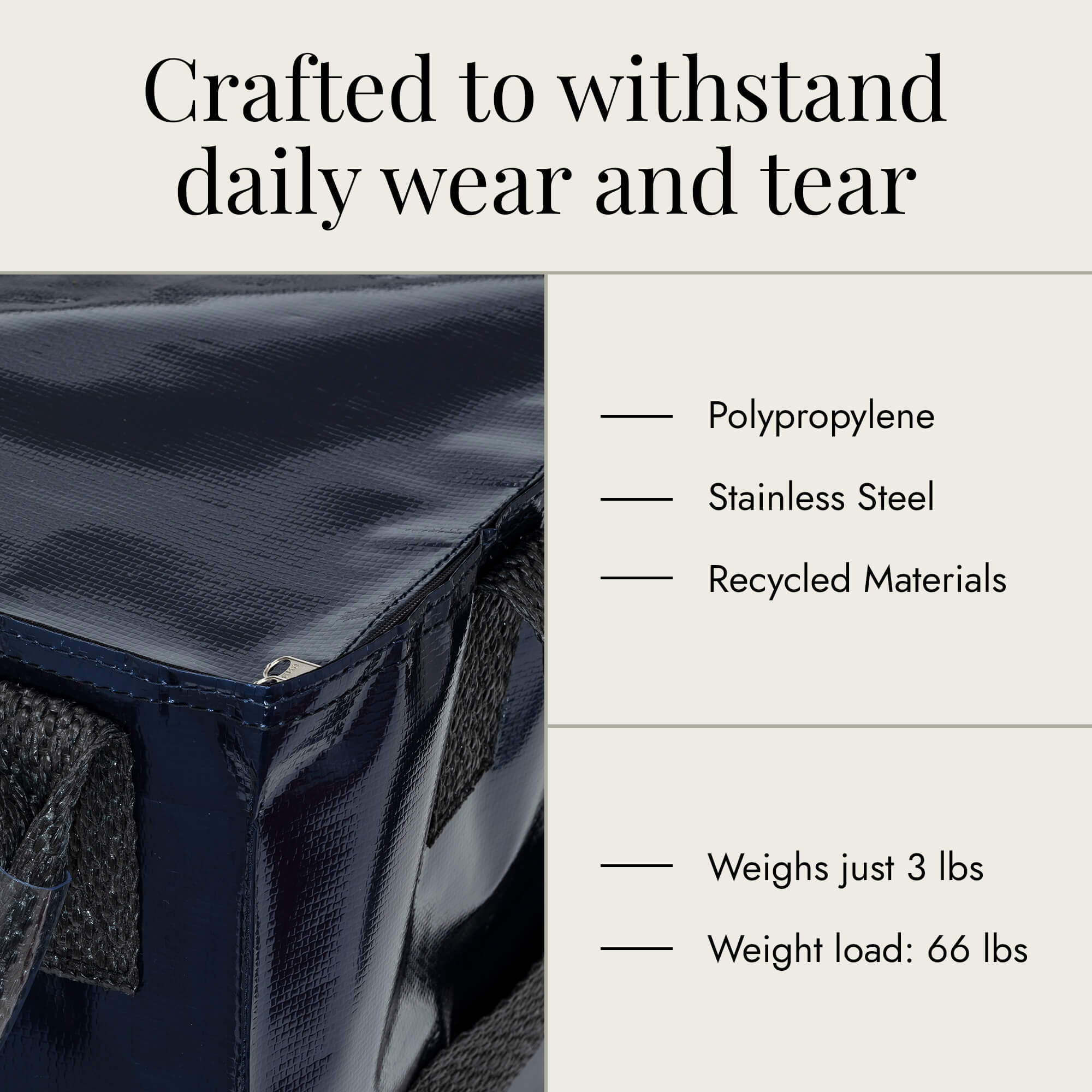 Hulkthten Foldable Rolling Tote Bag with Zip Top Closure